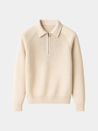 Pullover con maniche raglan e zip corta - Aurelio Club