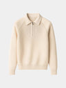 Pullover con maniche raglan e zip corta - Aurelio Club