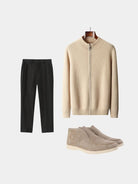Completo Rheingold con cardigan, pantaloni e mocassini - Aurelio Club