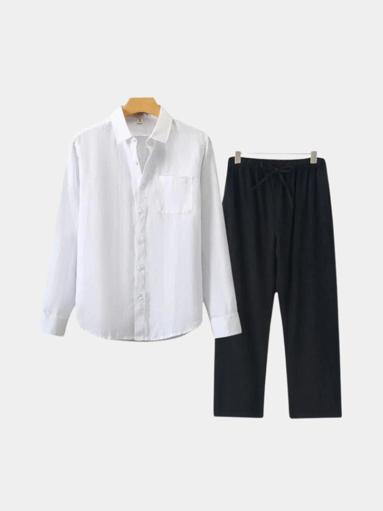 Completo Sabbia con camicia, pantaloni e mocassini - Aurelio Club