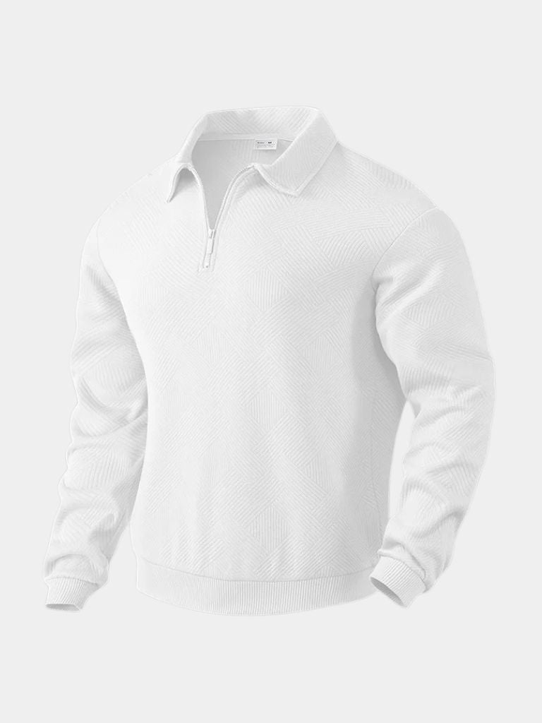 Pullover Sandmoor a collo alto con zip corta - Aurelio Club