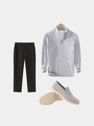 Completo Silverline con pullover, pantaloni e mocassini - Aurelio Club