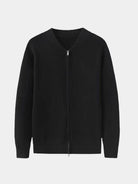 Cardigan Soft in cotone con zip - Aurelio Club