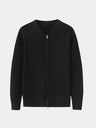 Cardigan Soft in cotone con zip - Aurelio Club