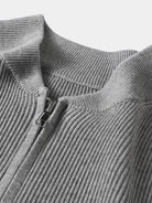 Cardigan Soft in cotone con zip - Aurelio Club
