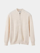 Cardigan Soft in cotone con zip - Aurelio Club