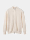 Cardigan Soft in cotone con zip - Aurelio Club