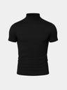 T-shirt a collo alto in tinta unita - Aurelio Club