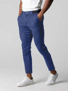 Pantaloni slim in tessuto elasticizzato - Aurelio Club