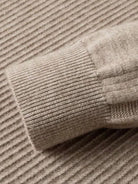 Pullover in lana a righe con zip corta - Aurelio Club