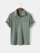 Camicia a maniche corte con lavorazione a rilievo - Aurelio Club