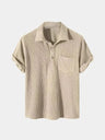 Camicia a maniche corte con lavorazione a rilievo - Aurelio Club