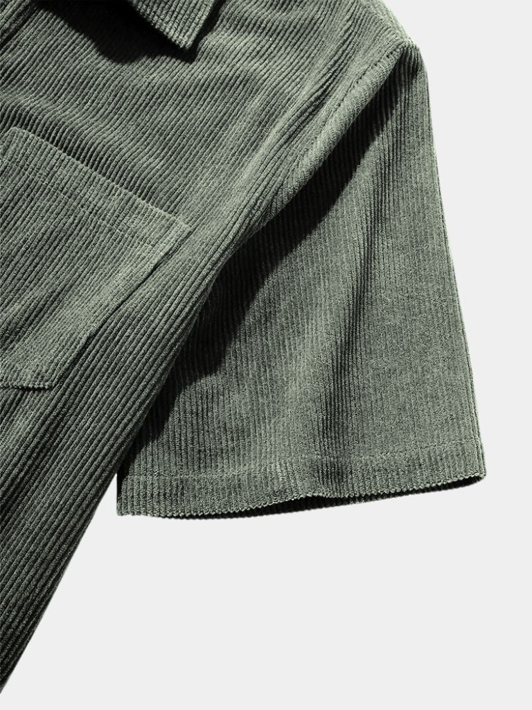 Camicia a maniche corte con lavorazione a rilievo - Aurelio Club