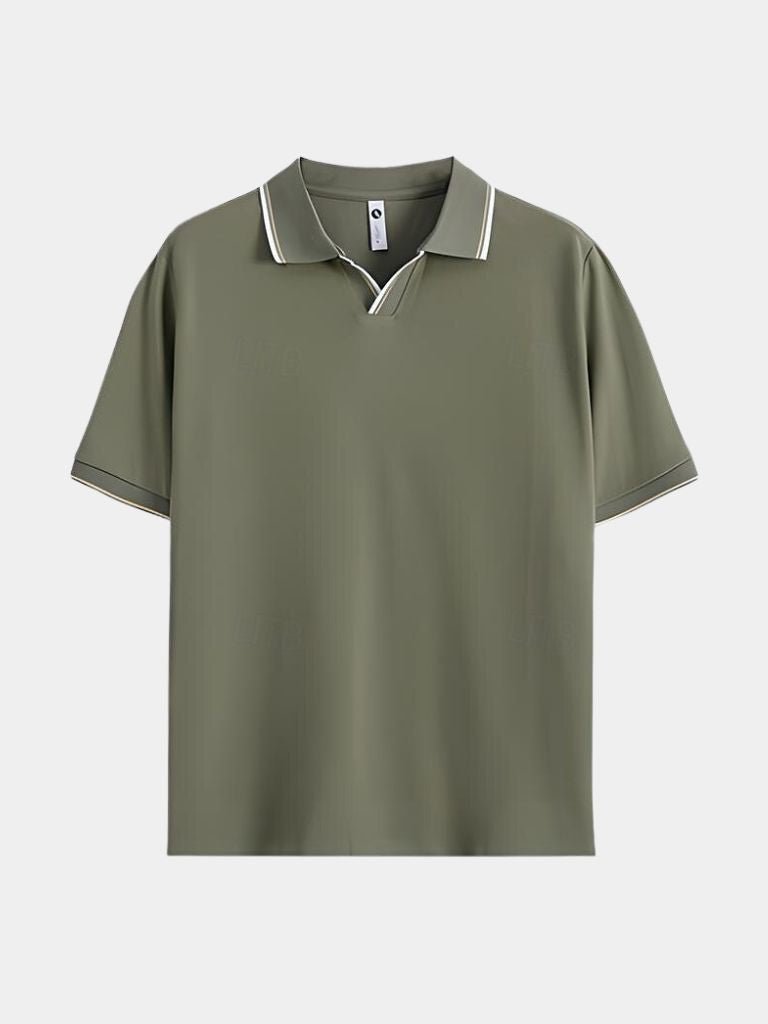 Polo con scollo a V Timeless - Aurelio Club