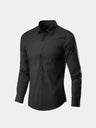 Camicia elasticizzata a maniche lunghe con vita sagomata - Aurelio Club