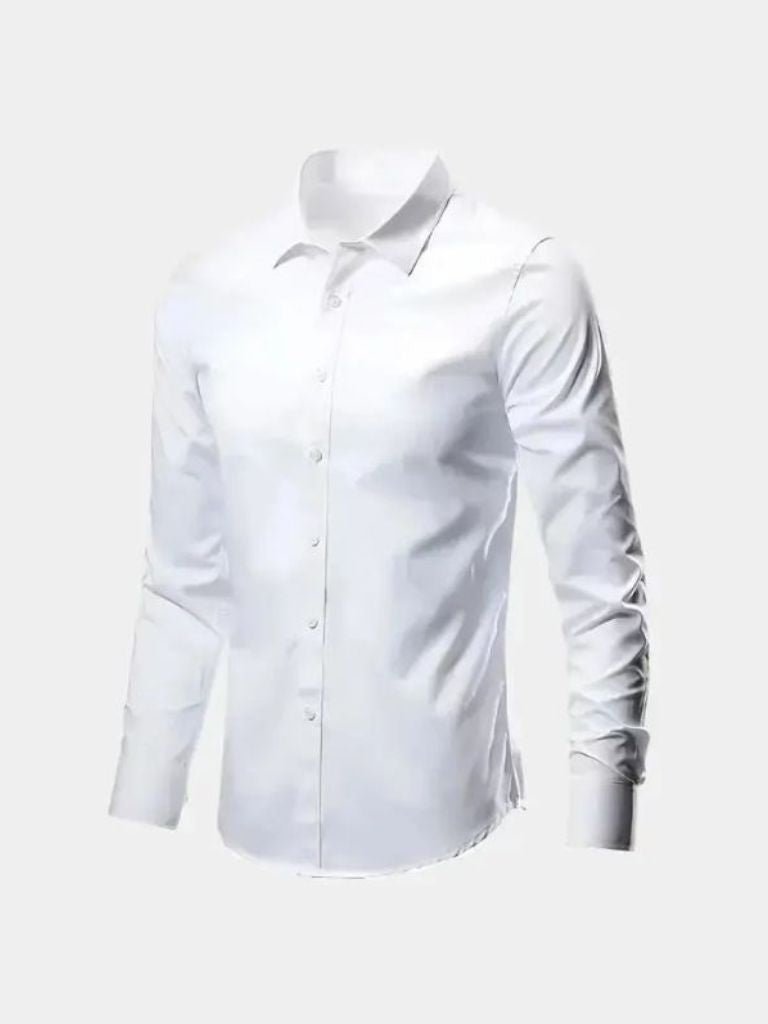 Camicia elasticizzata a maniche lunghe con vita sagomata - Aurelio Club