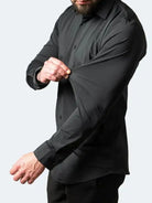 Camicia elasticizzata a maniche lunghe con vita sagomata - Aurelio Club