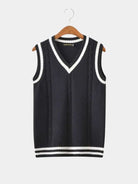 Gilet classico in maglia con scollo a V - Aurelio Club