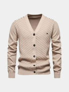Cardigan in maglia con scollo a V - Aurelio Club