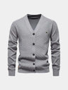 Cardigan in maglia con scollo a V - Aurelio Club