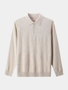 Polo in maglia a maniche lunghe con bottoni - Aurelio Club