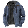 Giacca uomo con fodera in pile e tasche con zip